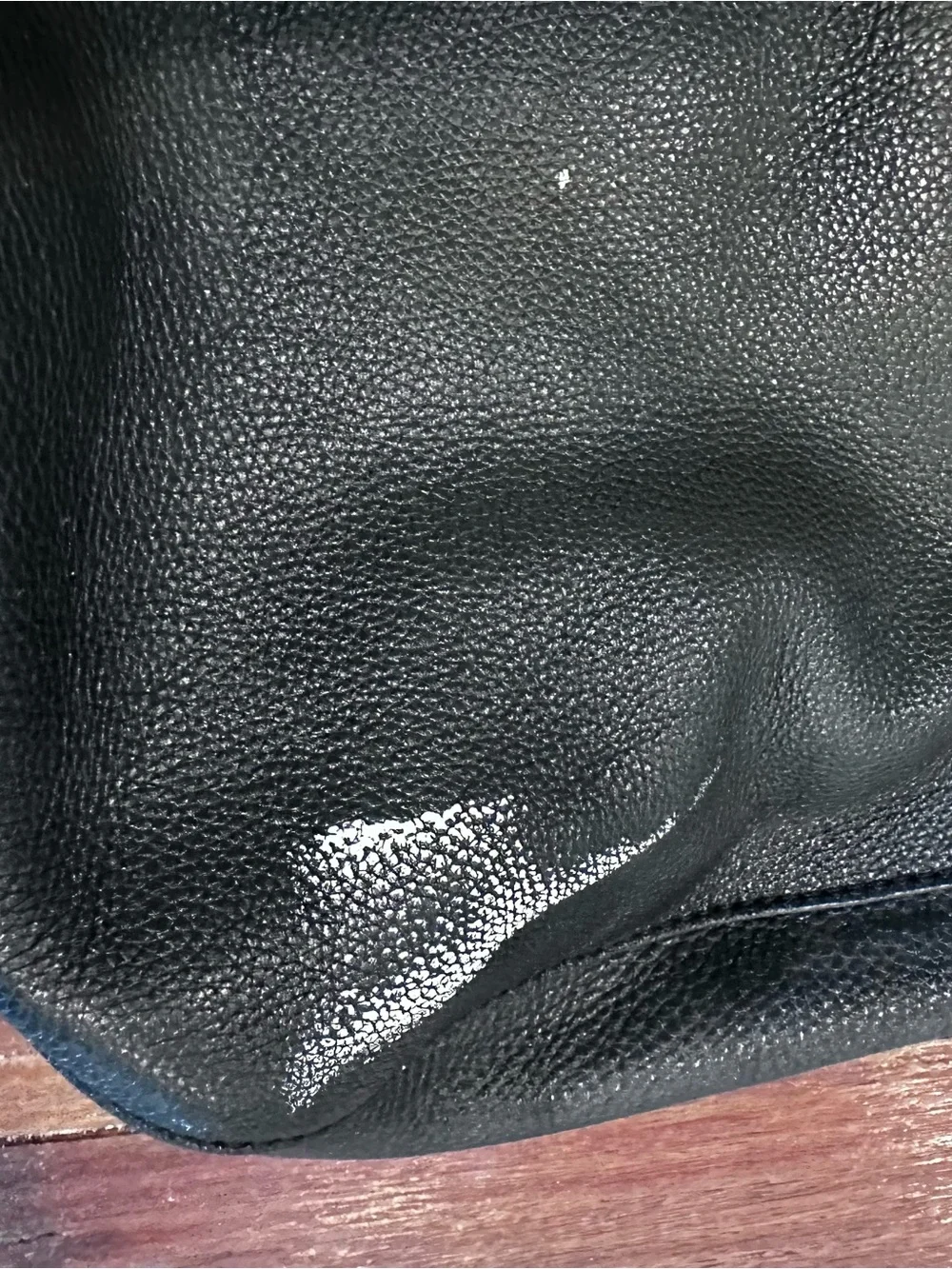 Tory Burch Black Shoulder Bag Pebbled & Dust Bag